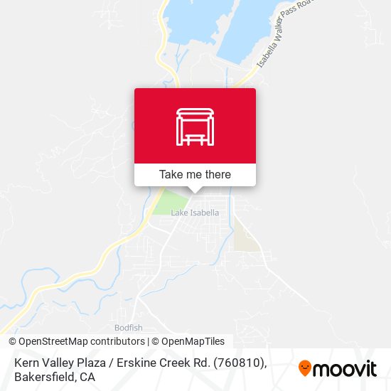 Kern Valley Plaza / Erskine Creek Rd. (760810) map