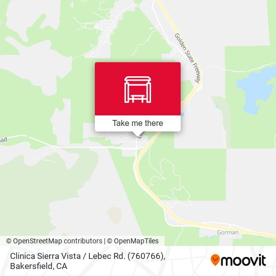 Mapa de Clinica Sierra Vista / Lebec Rd. (760766)