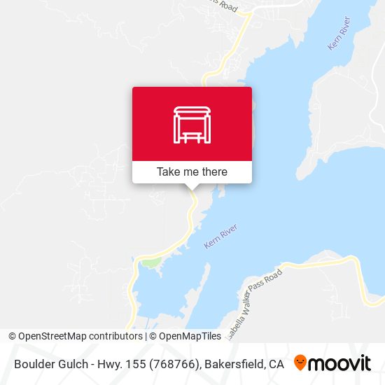 Boulder Gulch - Hwy. 155 (768766) map