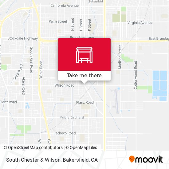 Mapa de South Chester & Wilson