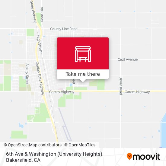 6th Ave & Washington (University Heights) map