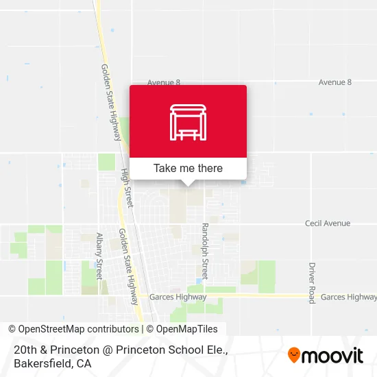 20th & Princeton @ Princeton School Ele. map