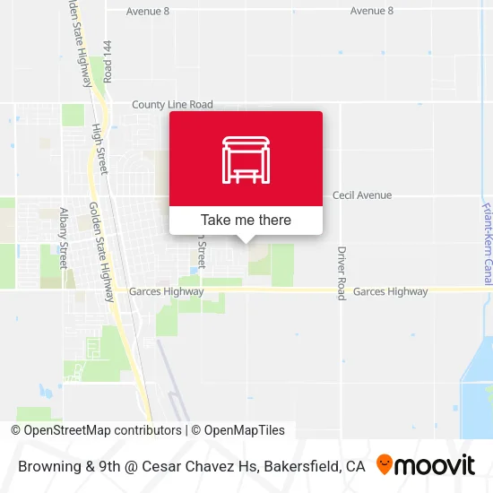 Browning & 9th @ Cesar Chavez Hs map