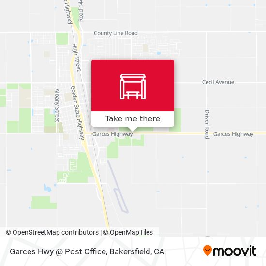 Mapa de Garces Hwy @ Post Office