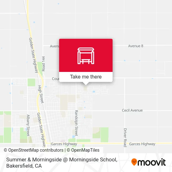 Summer & Morningside  @ Morningside School map