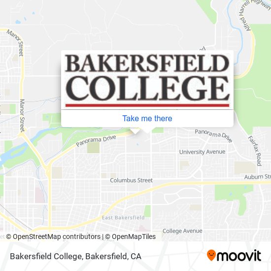 Mapa de Bakersfield College