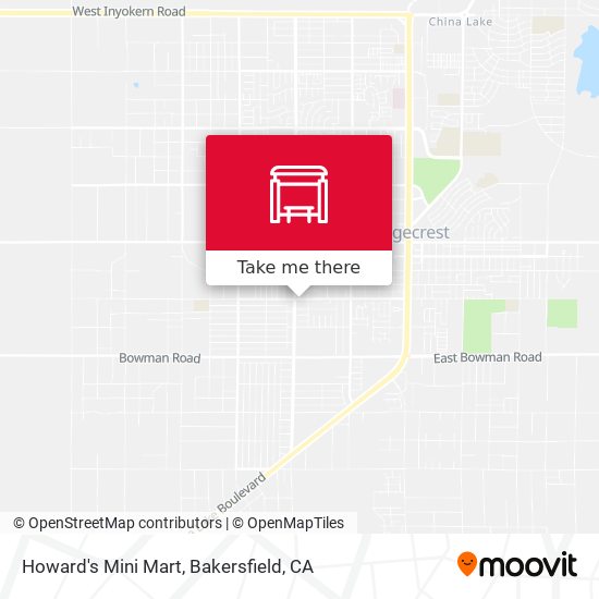 Mapa de Howard's Mini Mart