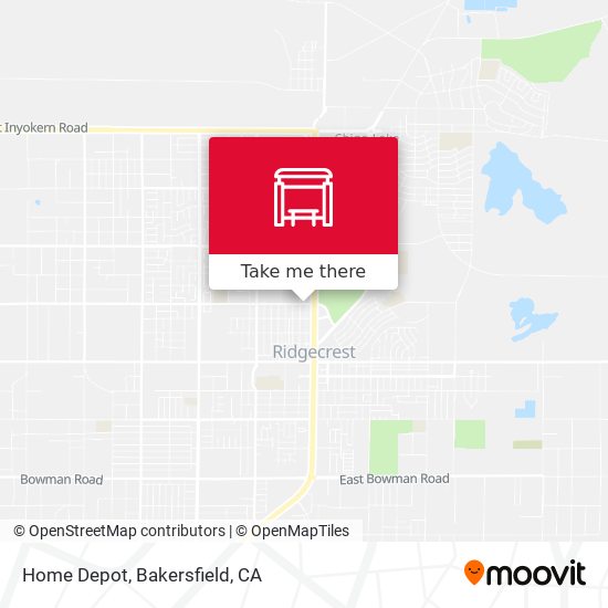 Home Depot map