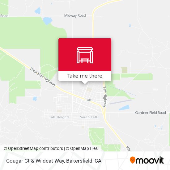 Cougar Ct & Wildcat Way map