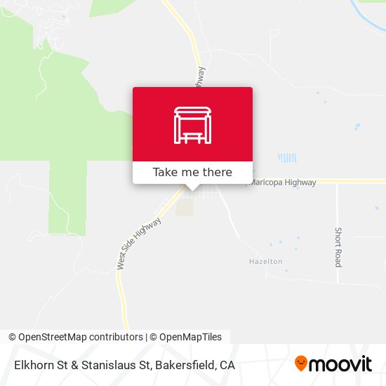 Elkhorn St & Stanislaus St map
