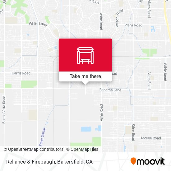 Reliance & Firebaugh map