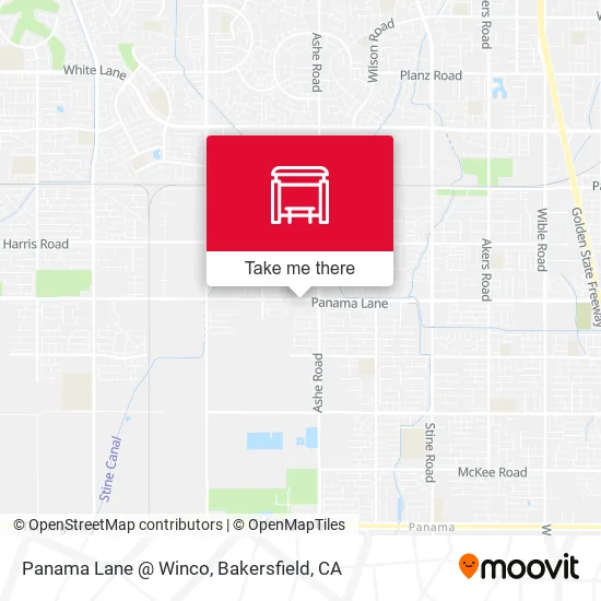 Mapa de Panama Lane @ Winco