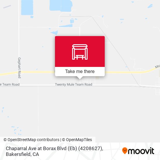 Mapa de Chaparral Ave at Borax Blvd (Eb) (4208627)
