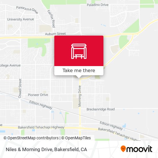 Niles & Morning Drive map