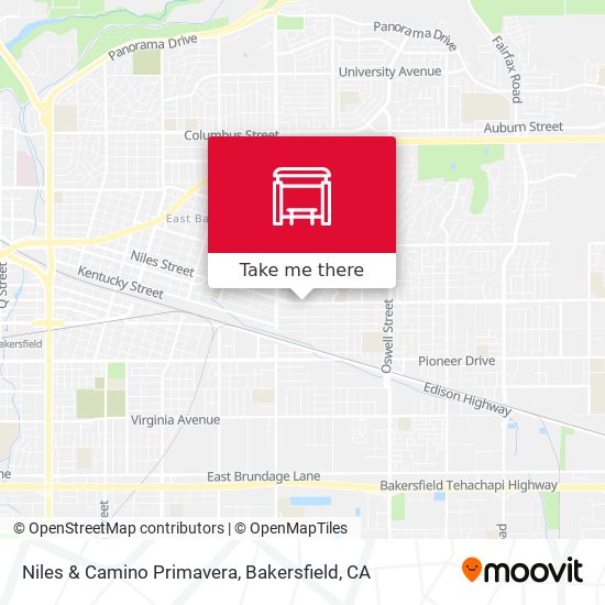 Niles & Camino Primavera map