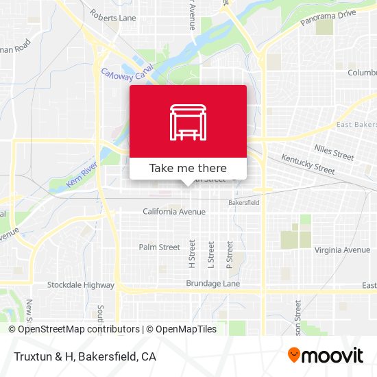 Truxtun & H map