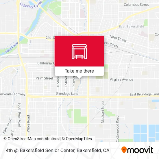4th @ Bakersfield Senior Center map