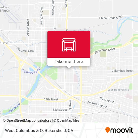 West Columbus & Q map