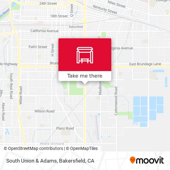 South Union & Adams map