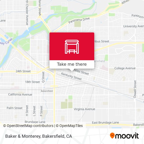 Baker & Monterey map