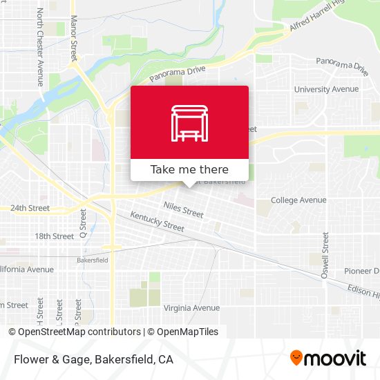 Flower & Gage map