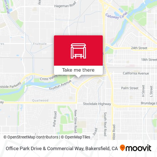 Mapa de Office Park Drive & Commercial Way