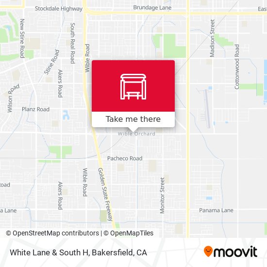 Mapa de White Lane & South H