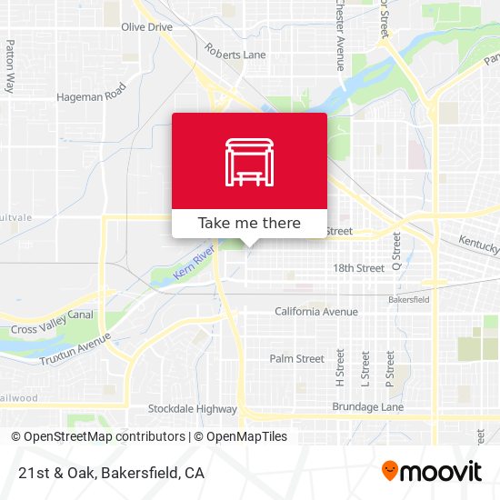 21st & Oak map