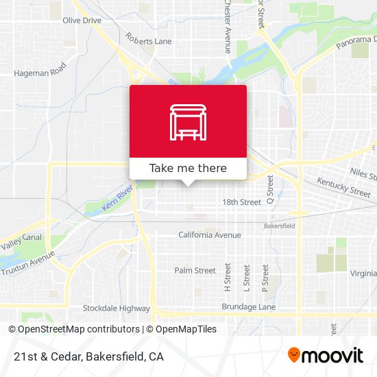 Mapa de 21st & Cedar