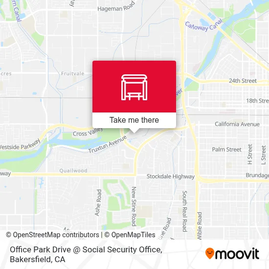 Office Park Drive @ Social Security Office map