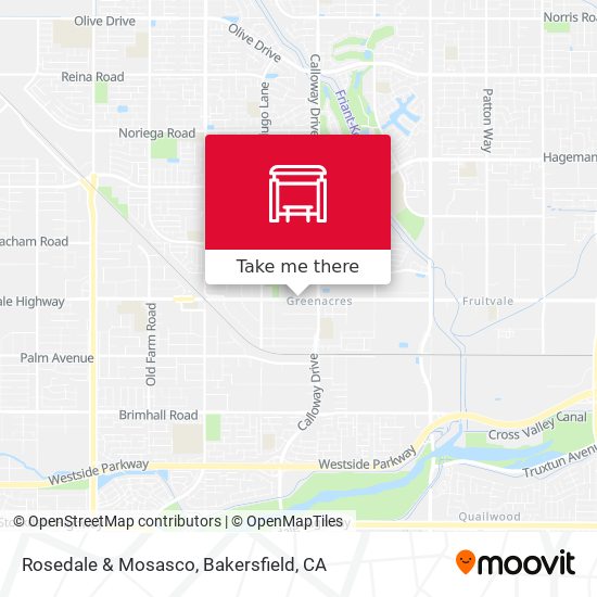 Rosedale & Mosasco map