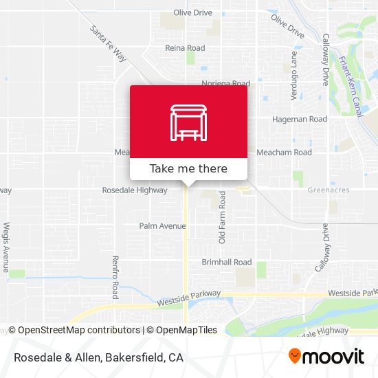 Rosedale & Allen map