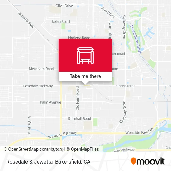 Rosedale & Jewetta map