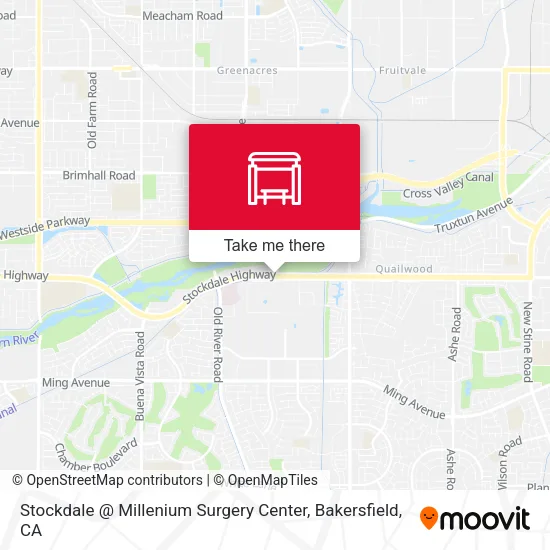 Stockdale @ Millenium Surgery Center map