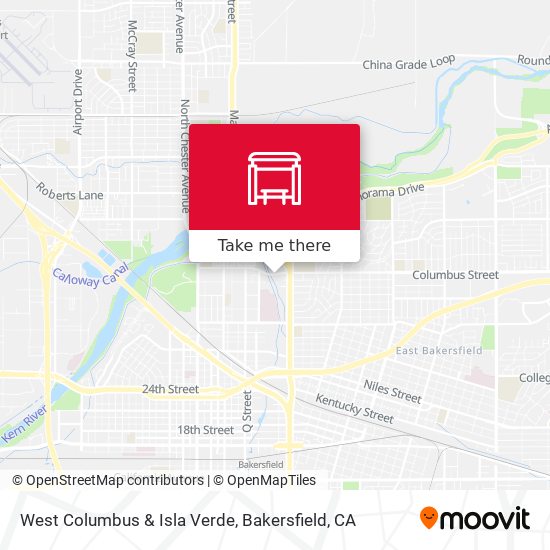 West Columbus & Isla Verde map