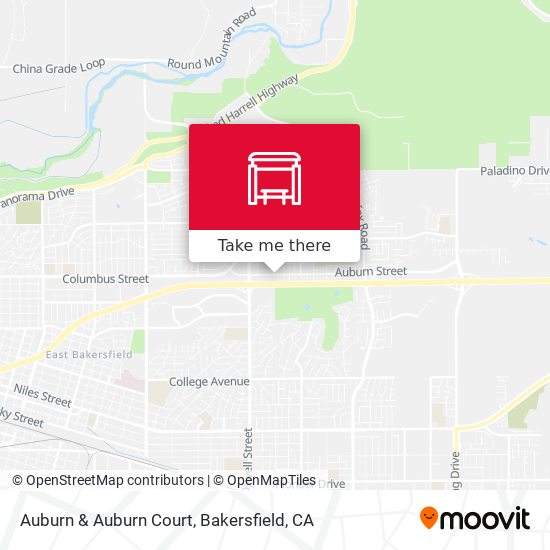 Auburn & Auburn Court map