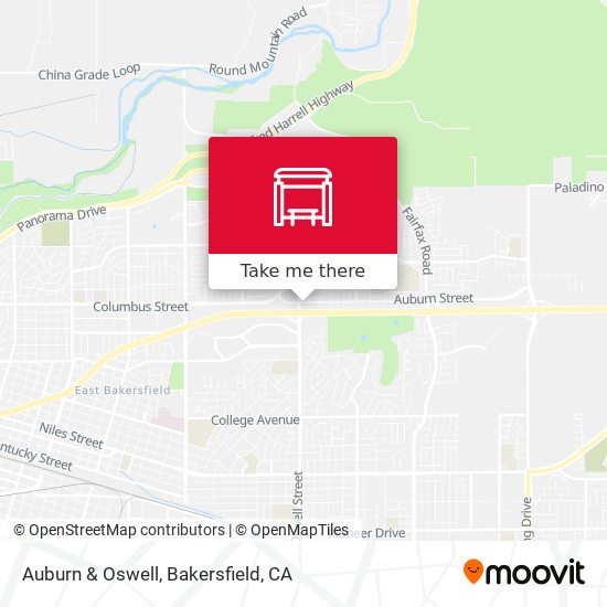 Auburn & Oswell map