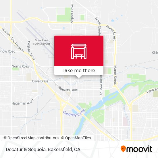 Decatur & Sequoia map