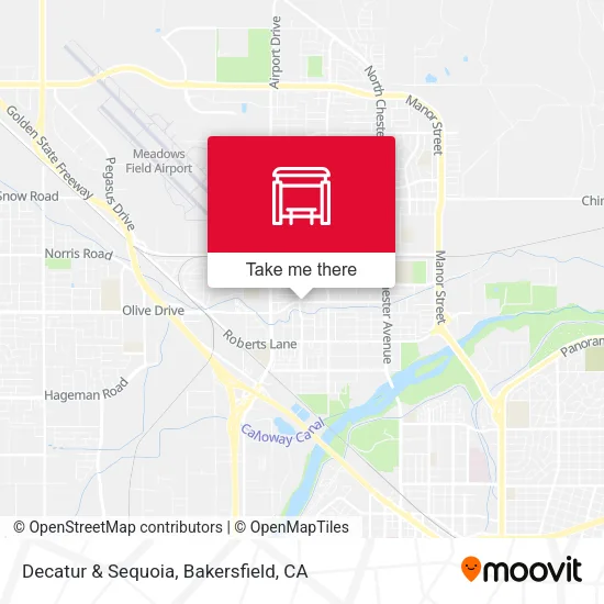 Decatur & Sequoia map