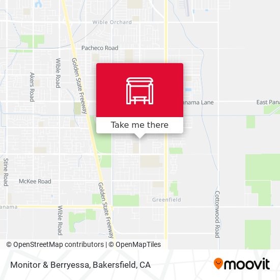 Monitor & Berryessa map