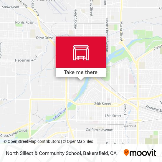 North Sillect & Community School map