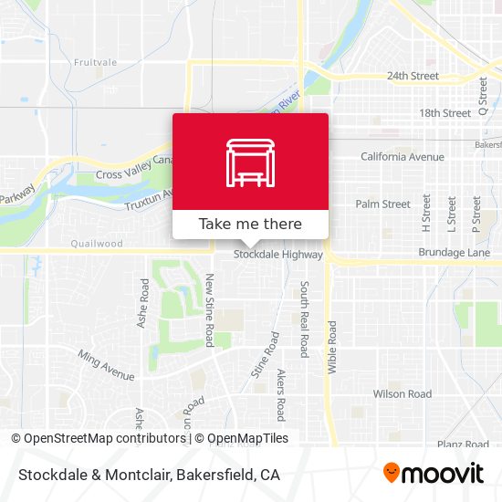 Stockdale & Montclair map