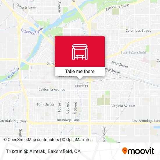 Truxtun @ Amtrak map