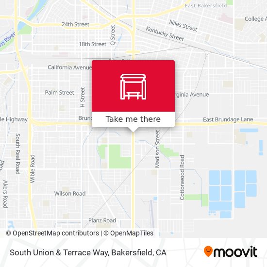 South Union & Terrace Way map