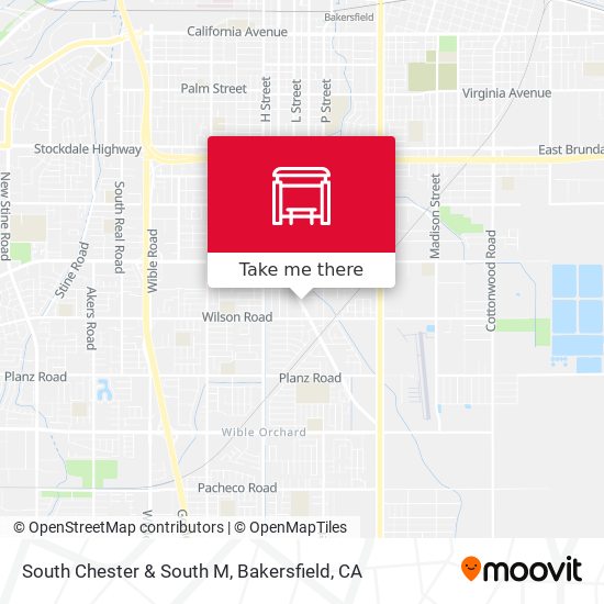 South Chester & South M map