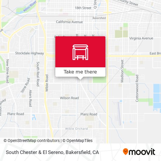 South Chester & El Sereno map