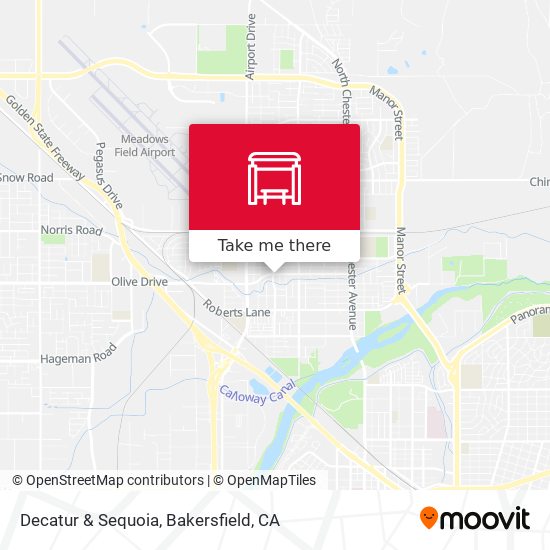Decatur & Sequoia map