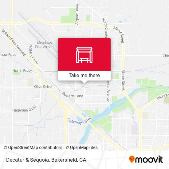 Decatur & Sequoia map