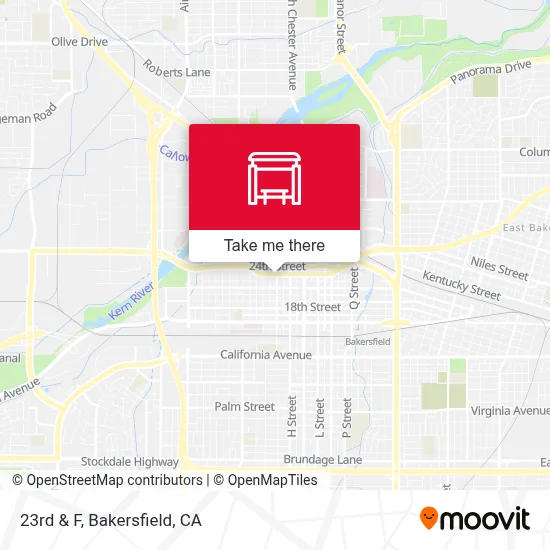 23rd & F map