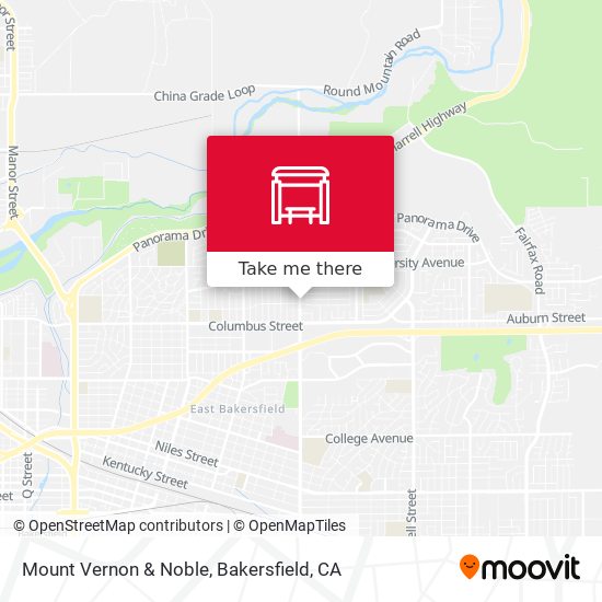 Mount Vernon & Noble map